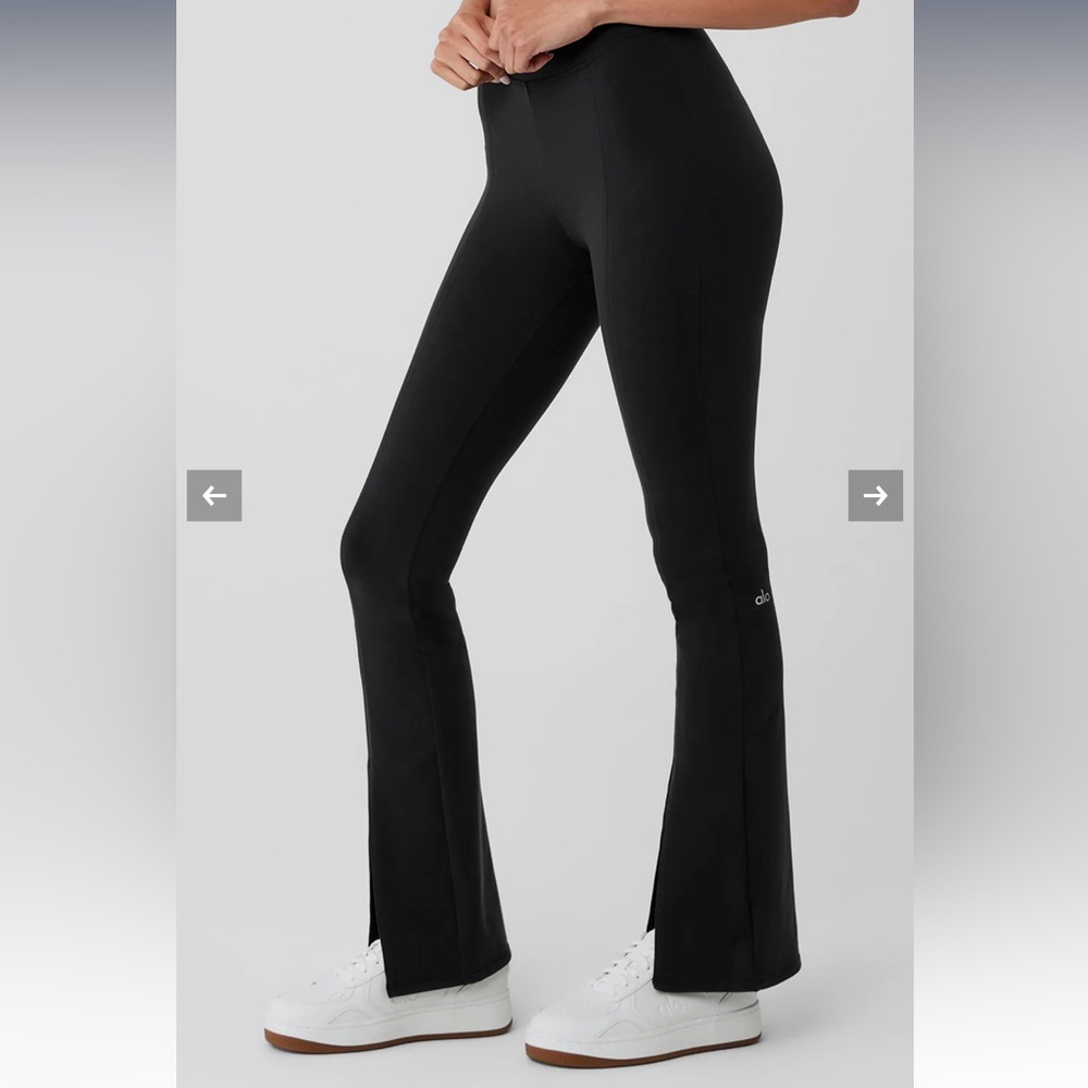 Alo Black Flared Women's Pants